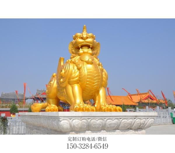 东湖广场貔貅雕塑,动物彩绘雕塑,抽象效果 东湖广场貔貅雕塑,动物彩绘雕塑,抽象效果