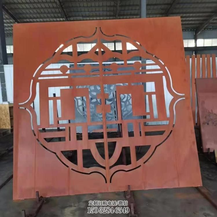 新建镂空景墙雕塑,耐候钢镂空工艺设计 新建镂空景墙雕塑,耐候钢镂空工艺设计